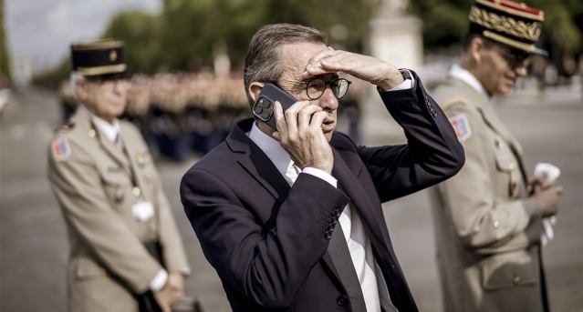 Bruno Retailleau devant son Himalaya