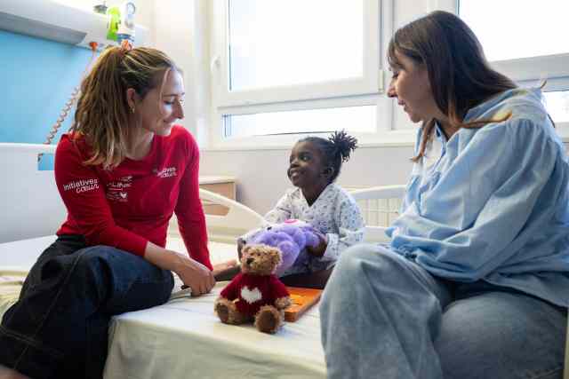 Au bloc avec Violette Dorange pour l’opération à cœur ouvert d’Azielle, 4 ans