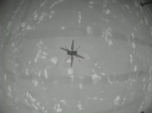-L'hélicoptère Ingenuity a bien réussi son premier vol sur Mars